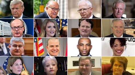 Who are the 19 people charged in the Georgia Trump indictment?